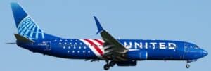 SQ Wings 1:200 United Airlines Boeing B737-800S "America250 - Flaps Down" N78285 (L2438FD)