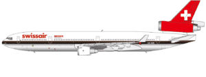 Panda Models 1:400 Swissair McDonnell Douglas MD-11 "Thurgau" HB-IWD (PM62621)