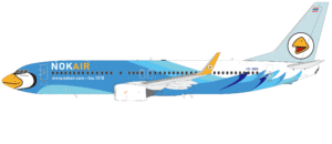 Panda Models 1:400 Nok Air Boeing B737-800w "Nok Nan Fah" HS-DBD (PM62627)