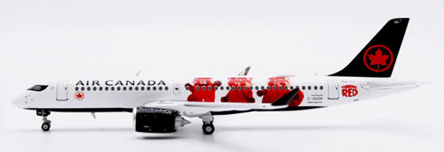 JC Wings 1:400 Air Canada Airbus A220-300 "Turning Red" C-GVDP (SA4069)
