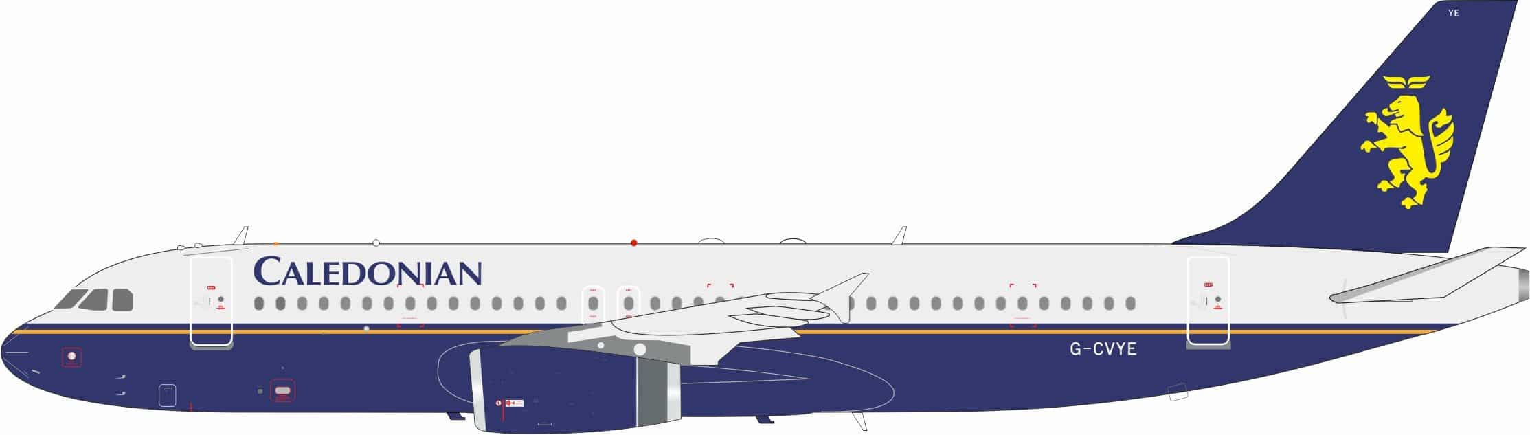 InFlight 200 1:200 Caledonian Airways Airbus A320-200 G-BVYE (IF320KG0826)