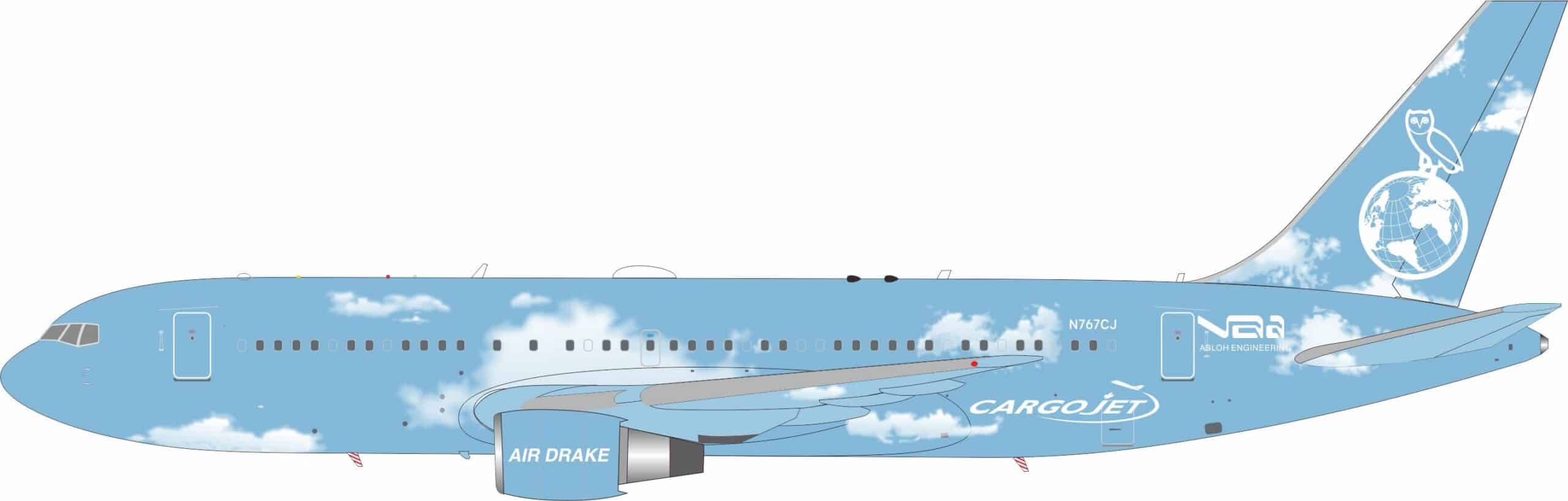 InFlight 200 1:200 Cargojet Airways (Elan Express) Boeing B767-200(ER) "Drake" N767CJ (IF762W80426)