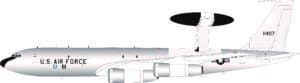 InFlight 200 1:200 United States Air Force (USAF) Boeing EC-137D Sentry (B707-300) 71-1407 (IFE3DUSAF407P)