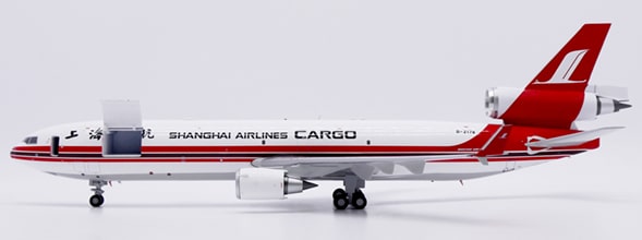 JC Wings Interactive Series 1:200 Shanghai Airlines Cargo McDonnell Douglas MD-11F B-2178 (KJ-M11F-153)
