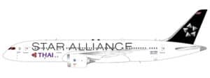 JC Wings 1:400 Thai Airways Boeing B787-8 Dreamliner "Star Alliance - Flaps Down" HS-TQO (LH4459A)