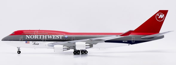 JC Wings 1:200 Northwest Airlines Boeing B747-400 "Spirit of Asia" N672US (XX20882)