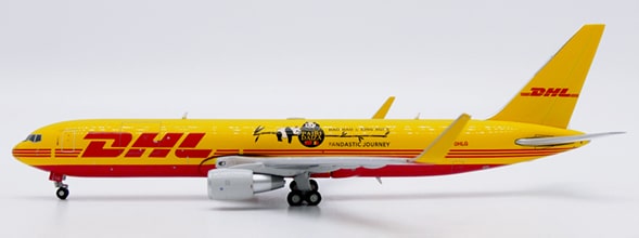 JC Wings 1:400 DHL Aviation (DHL Air UK) Boeing B767-300(F)w "Pandastic Journey" G-DHLG (XX40387)