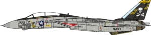JC Wings Military 1:72 United States Navy (USN) Grumman F-14A Tomcat, VF-84 "Jolly Rogers" 161140 (JCW-72-F14-028)