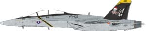 JC Wings Military 1:72 United States Navy (USN) McDonnell Douglas F/A-18F Super Hornet, VFA-103 "Jolly Rogers" 166797 (JCW-72-F18-031)