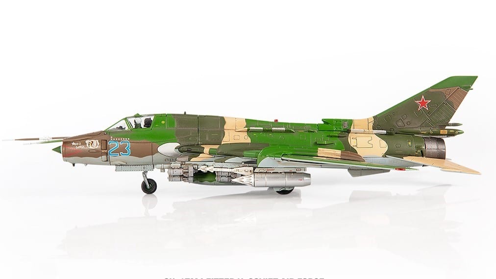 JC Wings Military 1:72 Russian Air Force Sukhoi Su-17M4 Fitter-K, Afghanistan, 1988 "23 Blue" (JCW-72-SU20-007)