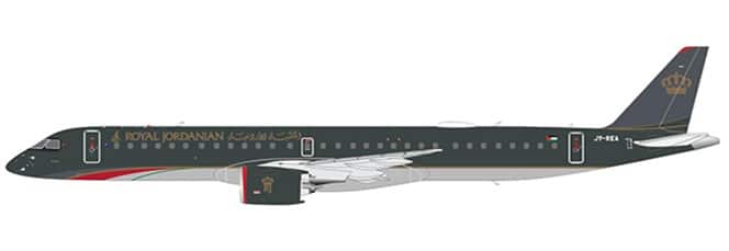 JC Wings 1:200 Royal Jordanian Embraer E195-E2 "Ramtha - Flaps Down" JY-REA (LH2547A)
