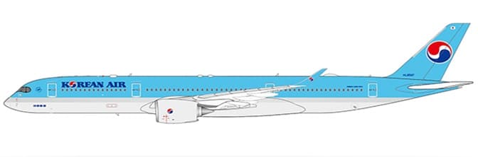 JC Wings 1:400 Korean Air Airbus A350-900 XWB "Flaps Down" HL8597 (SA4091A)