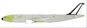 JC Wings 1:400 FedEx Express Airbus A300F4-600R "Bare Metal" F-WWAF (XX40440)