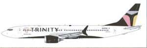 JC Wings 1:400 Trinity Airways Boeing B737 MAX 8 HL8754 (XX40940)
